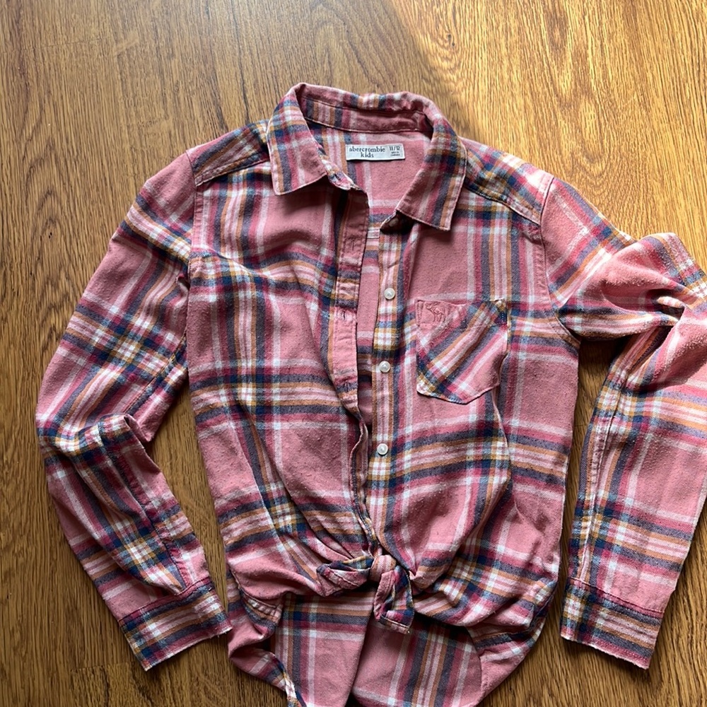 Abercrombie kids- Long sleeve flannel